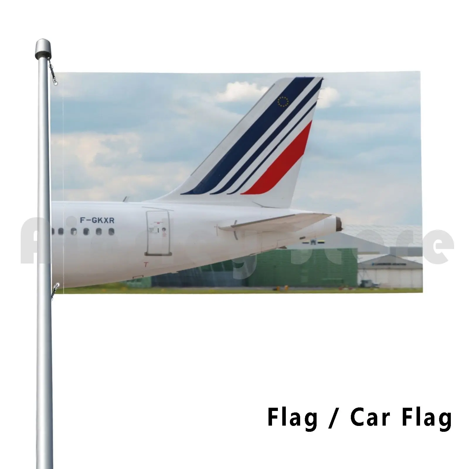 Air France Airbus A320 Tail Livery Outdoor Decor Flag Car Flag A320 Fly France Travel Tail Jumbo Business Airbus Livery Jet