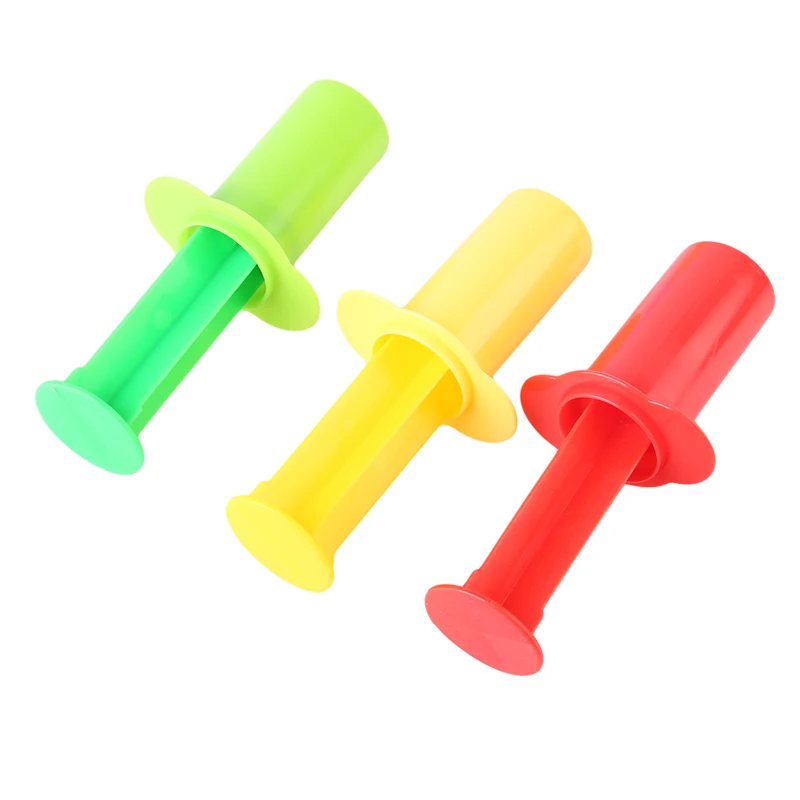 5 개/갑 Plasticine 금형 도구 키트 폴리머 클레이 사랑 심장 별 국수 Plasticine 도구 아이를위한 DIY 교육 장난감