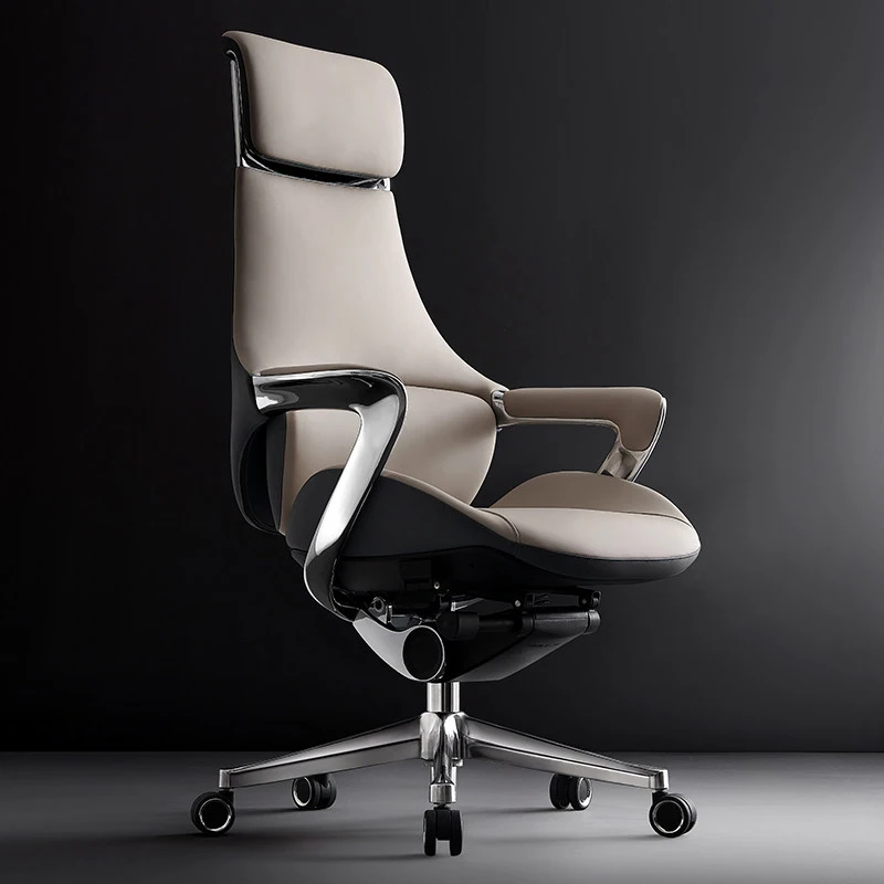 

Эргономичное офисное кресло класса люкс с регулировкой, из кожи и массива дерева, новое, для руководителя, электрическое, аксессуар для рабочего стола