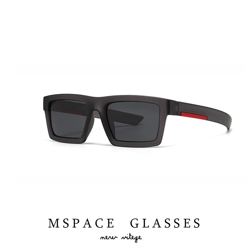 

Mspace New American High-End Square Frame Polarized Driving Sun Glasses Anti-UV Bla Sunglasses Faionable Personali