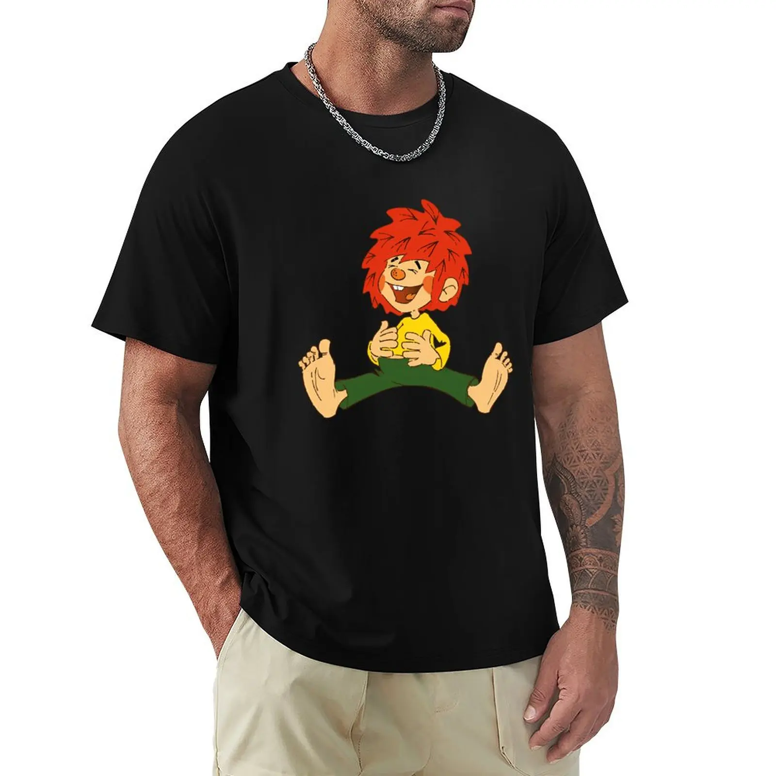 Pumuckl T-Shirt Plus Size Outdoor Casual Top