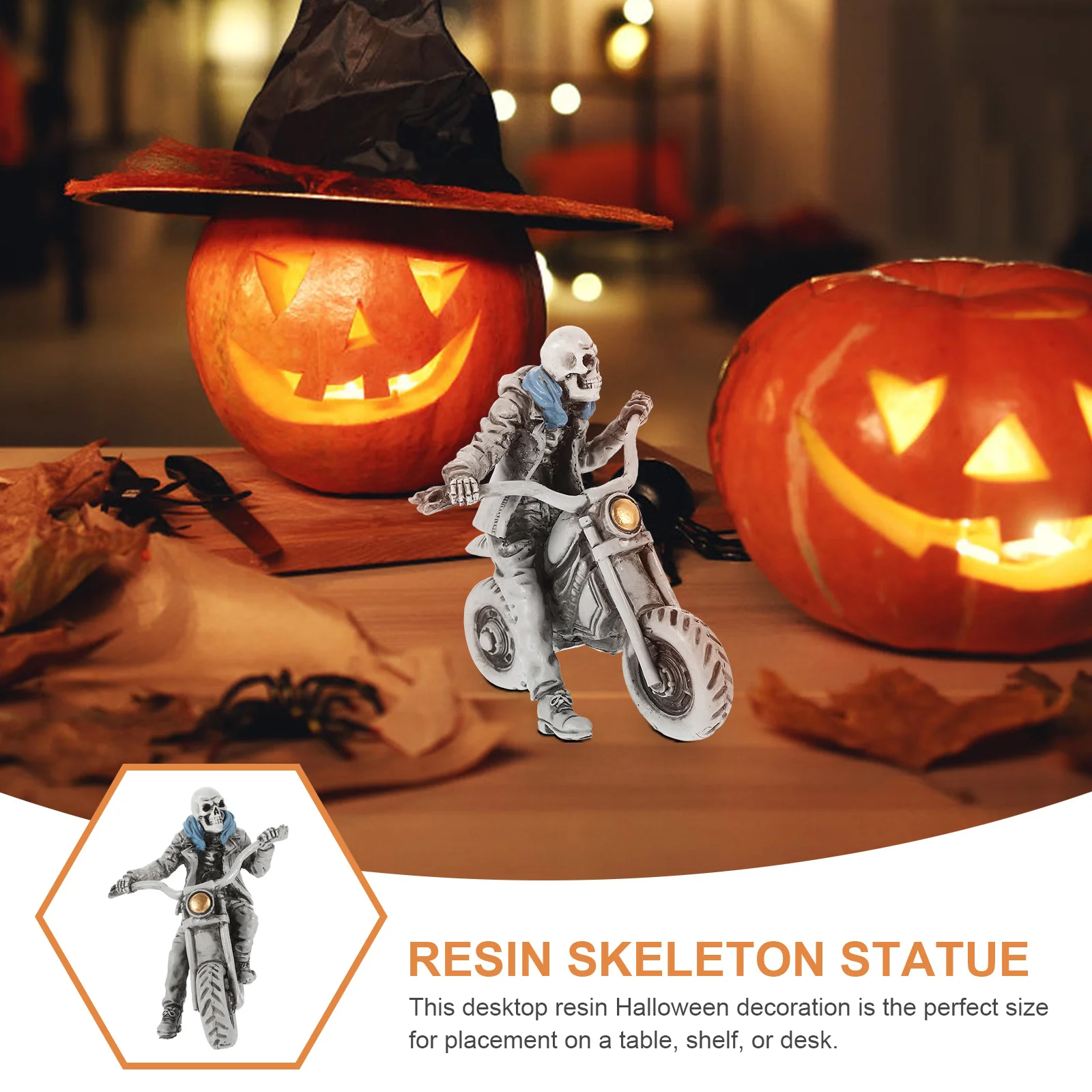 Decoraties Halloween Lichaamsdeel Coole sculpturen Bureaustandbeeld Kleine skeletten Beeldjes