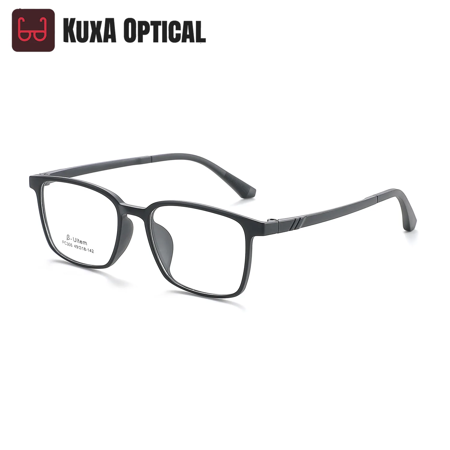 

Очки XUKA Fashion Square, маленькие, мужские и женские, из TR90, легкие, гибкие, для коррекции зрения, модель 306CF, ультратонкая оправа