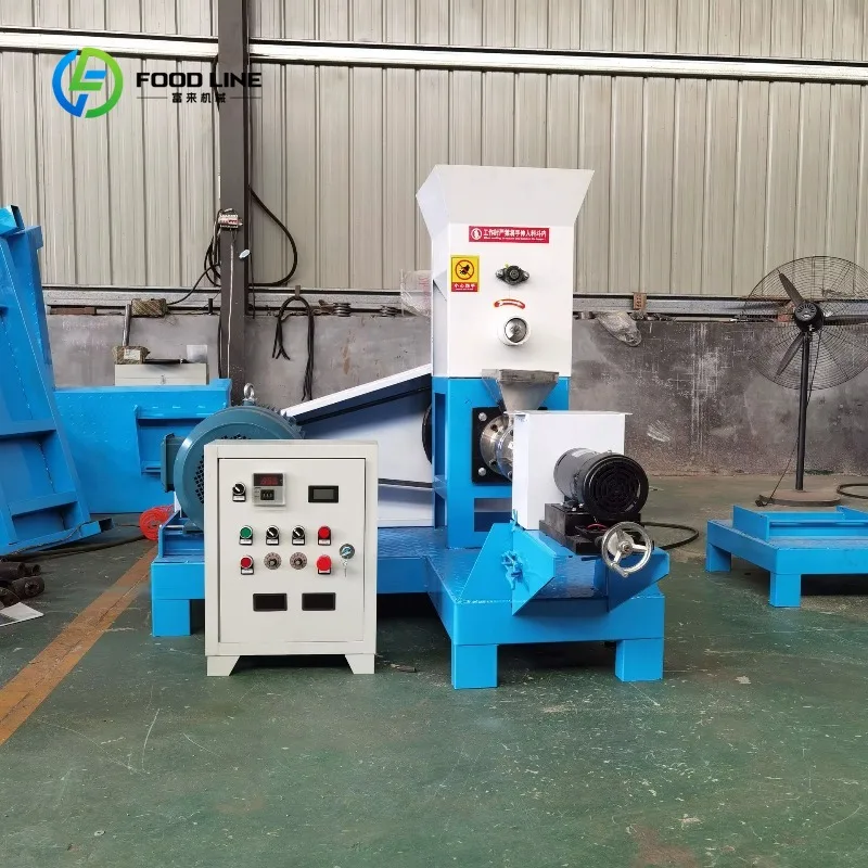 Customized New Small 1-10mm Automatic Stainless Floating Fish Bait Feed Extruder High Productivity Fish Feed Production Line