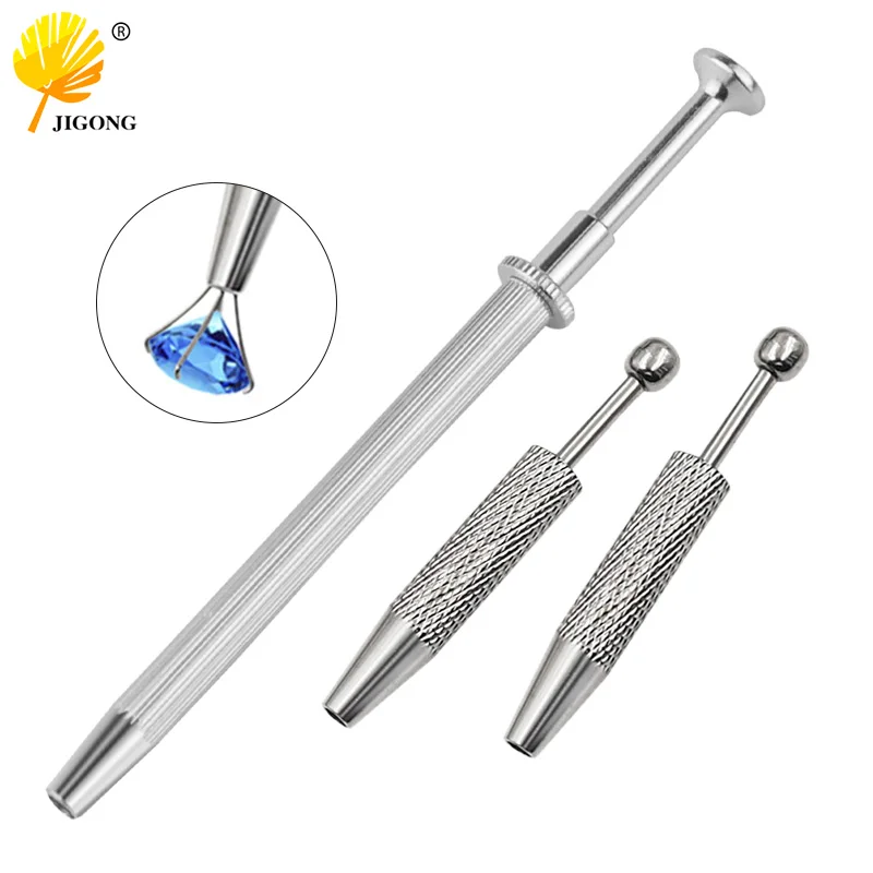 1 PC 3/4 Claws Jewelry Gem Beads Holder Pick-up Tool  Diamond Gemstones Stone Prong Holder Tweezers Catcher Grabbers