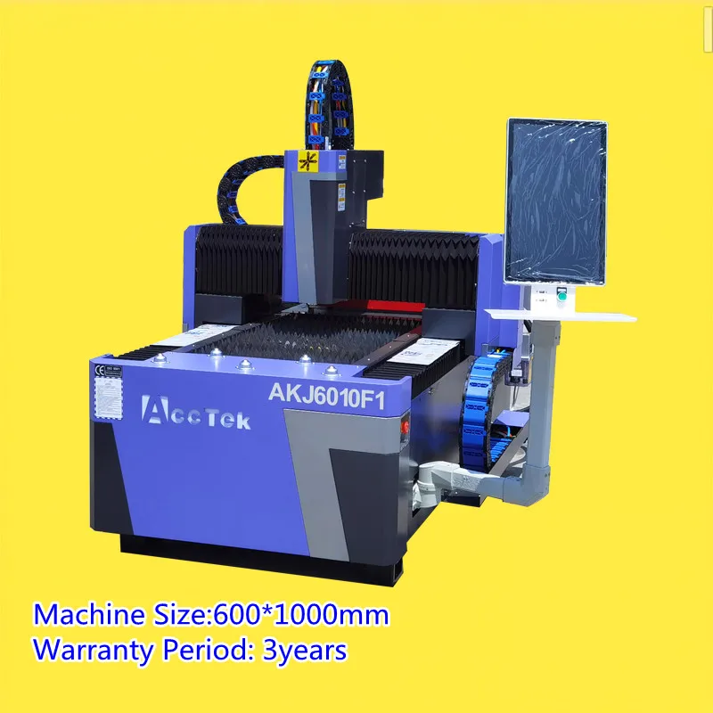 Mini Size 6090 Sheet Metal Laser Cutting Machine Lazer Tools 1000w 1500w 2kw Fiber Laser Cutter Cnc for Metal Cutting 4mm 6mm