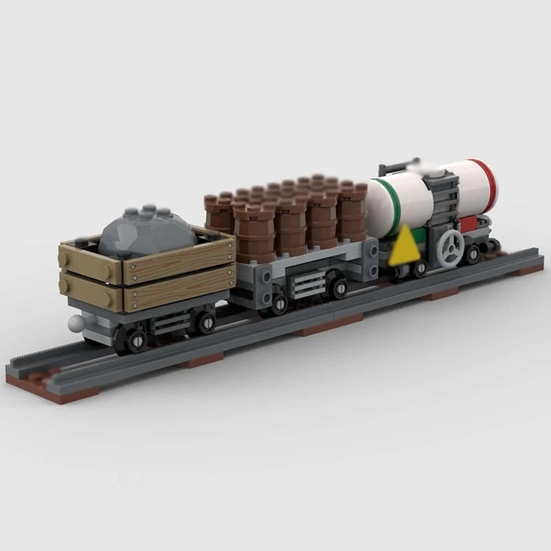 シティカーモデル MOC 組み立てブロック キャリッジワークス NG 貨物 モジュール式テクノロジー 子供向けホリデーギフト 組み立ておもちゃセット