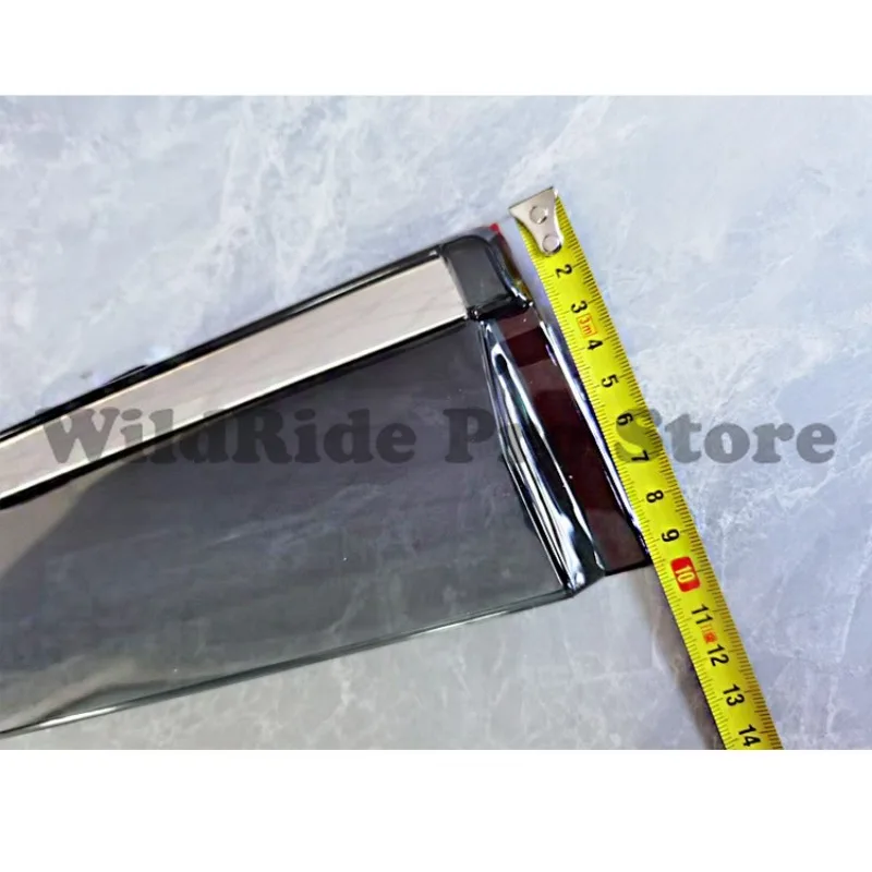 مجموعة واحدة لسيارة تويوتا فورتشنر رانر 2015 2017 درع المطر من الفولاذ المقاوم للصدأ مقاوم للسحق #6