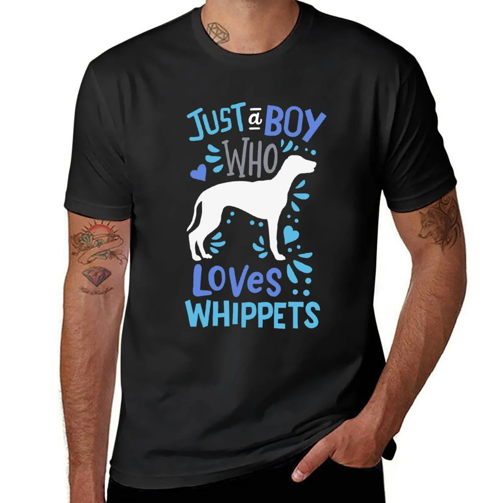 Whippet Dog Dad Dog Lover T-shirt anime clothes customizeds tops mens graphic t-shirts pack