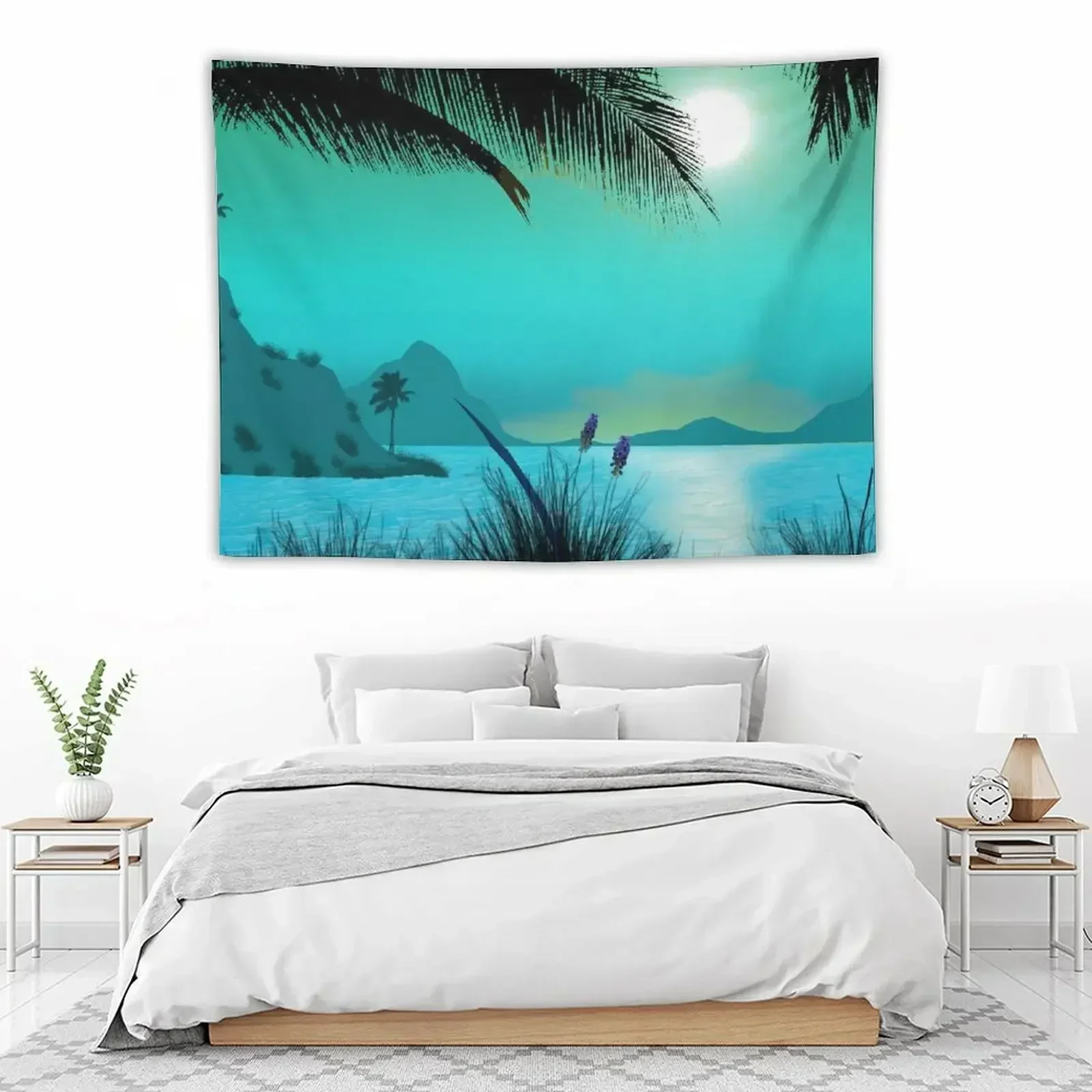 

Hawaiian Islands Tapestry Carpet Wall Home Decorating Aesthetic Room Decor Tapestry