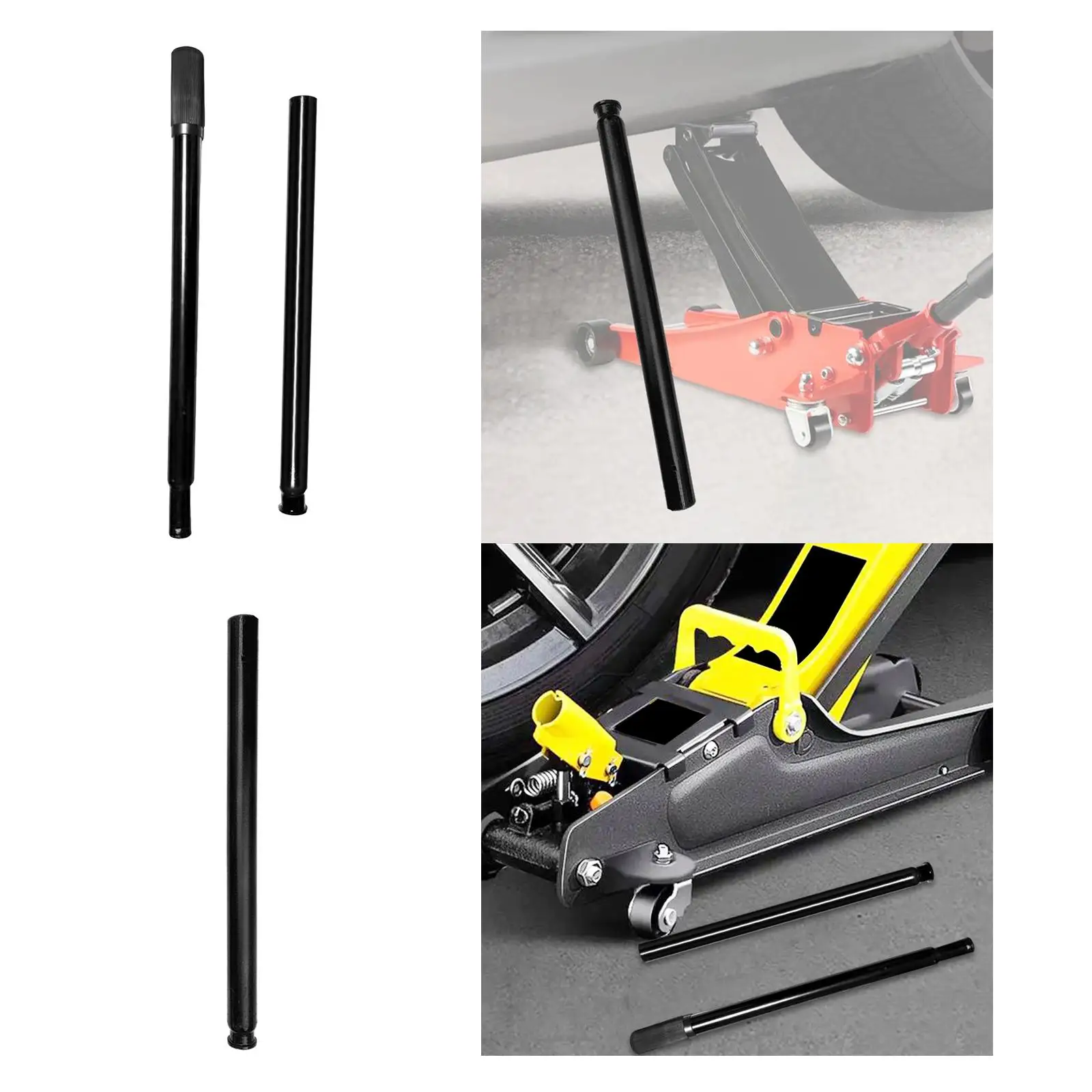 

3 Ton Horizontal Hydraulic Jack Handle Metal Easy to Use Manual Tool Replacement