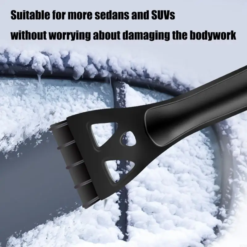 قابلة للتمديد سيارة الثلوج مكشطة إزالة 34 بوصة تصغير قضيب ثلاث وظائف الجليد المروحية مقاومة للخدش السيارات التبعي D7YA