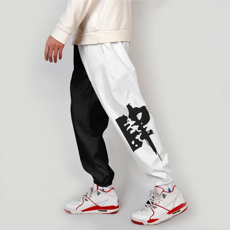 New creative chinese style Lion Dance sweatpants men women fitness Joggers spring cartoon trousers boys fashion jogger pants images - 6