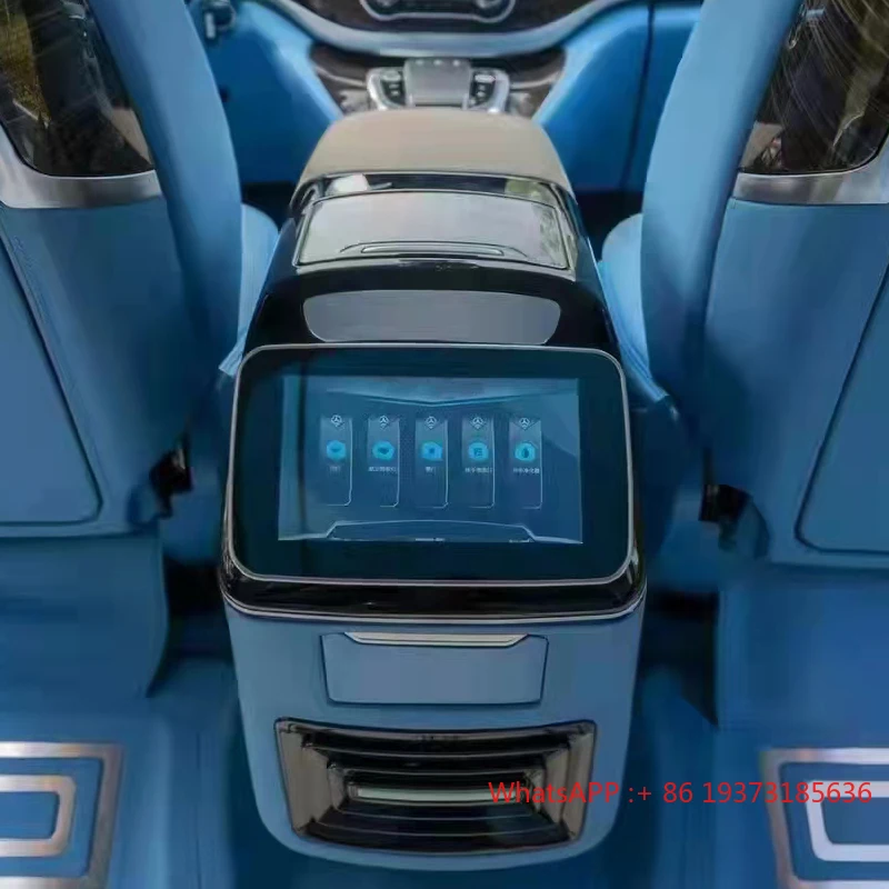 

Luxury Car Center Console Armrest Box with Compressor Refrigerator Converted to Meybach style For Benz Vito Vclass V250 W447