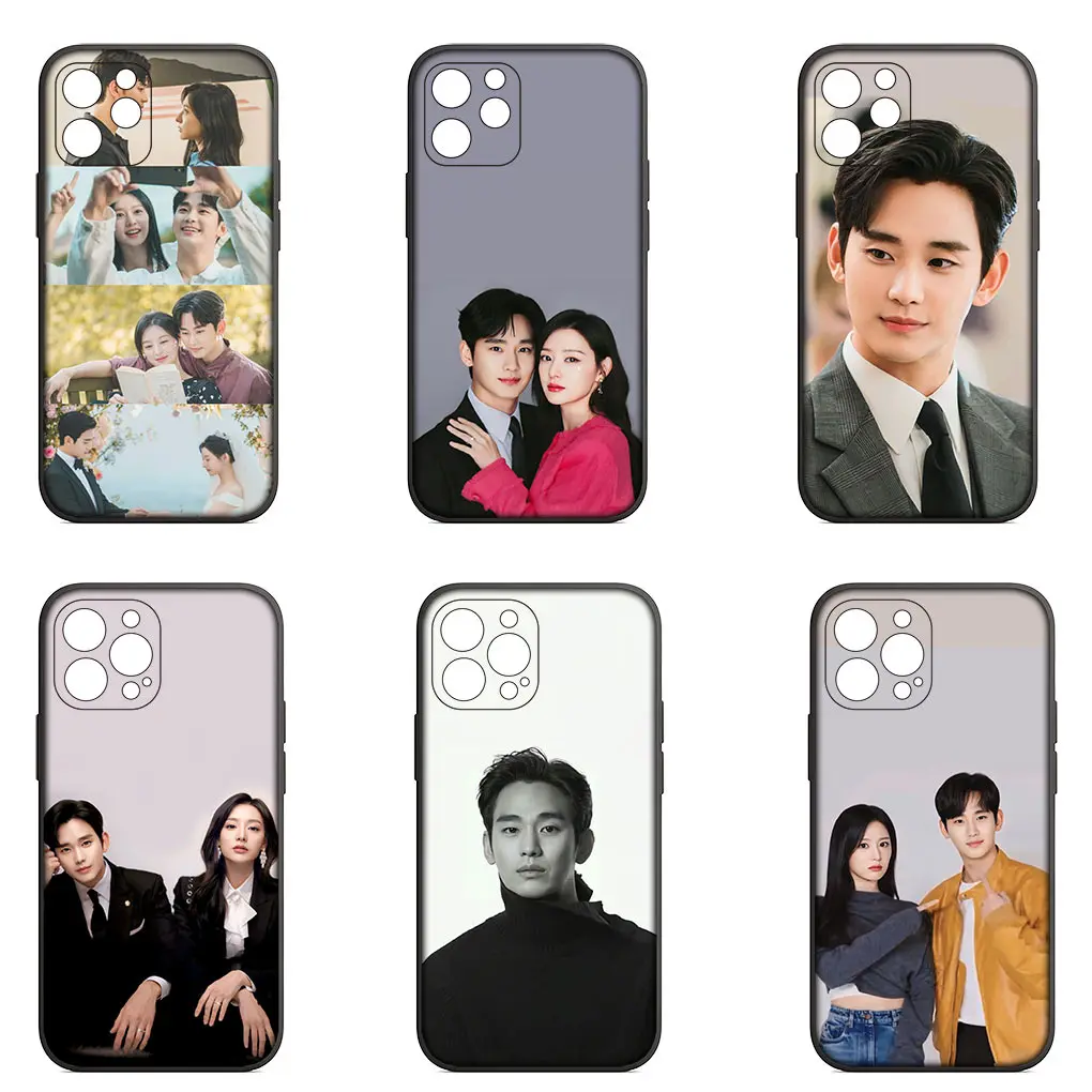 Kim Ji Won Queen Of Tears Soo Hyun Cover Phone Case for Apple iPhone 15 14 13 12 Mini 11 Pro X XR XS Max 7 8 Plus + 15+ Casing