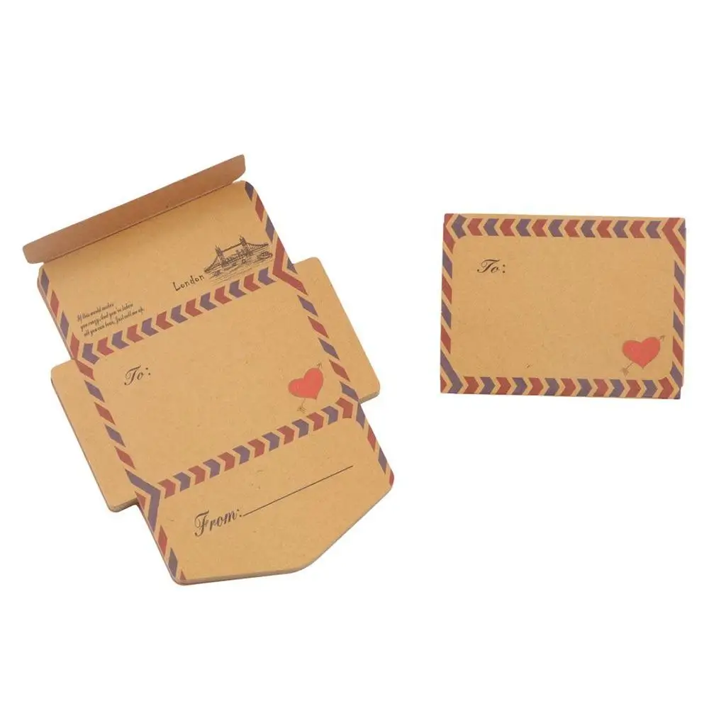 Creative Kraft Paper School Office Supply Memo Pad Envelope Writing Pads Notepad