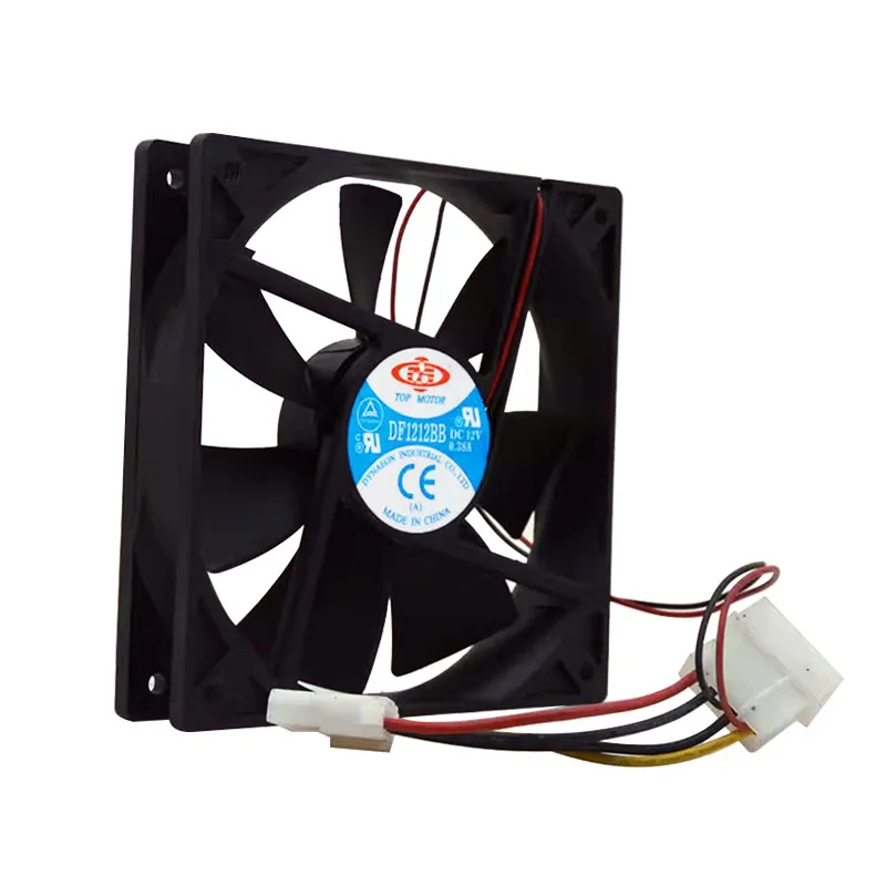 جديد الأصلي DF1212BB 12V 0.38A 12025 120*120*25 مللي متر 12 سنتيمتر مروحة التبريد