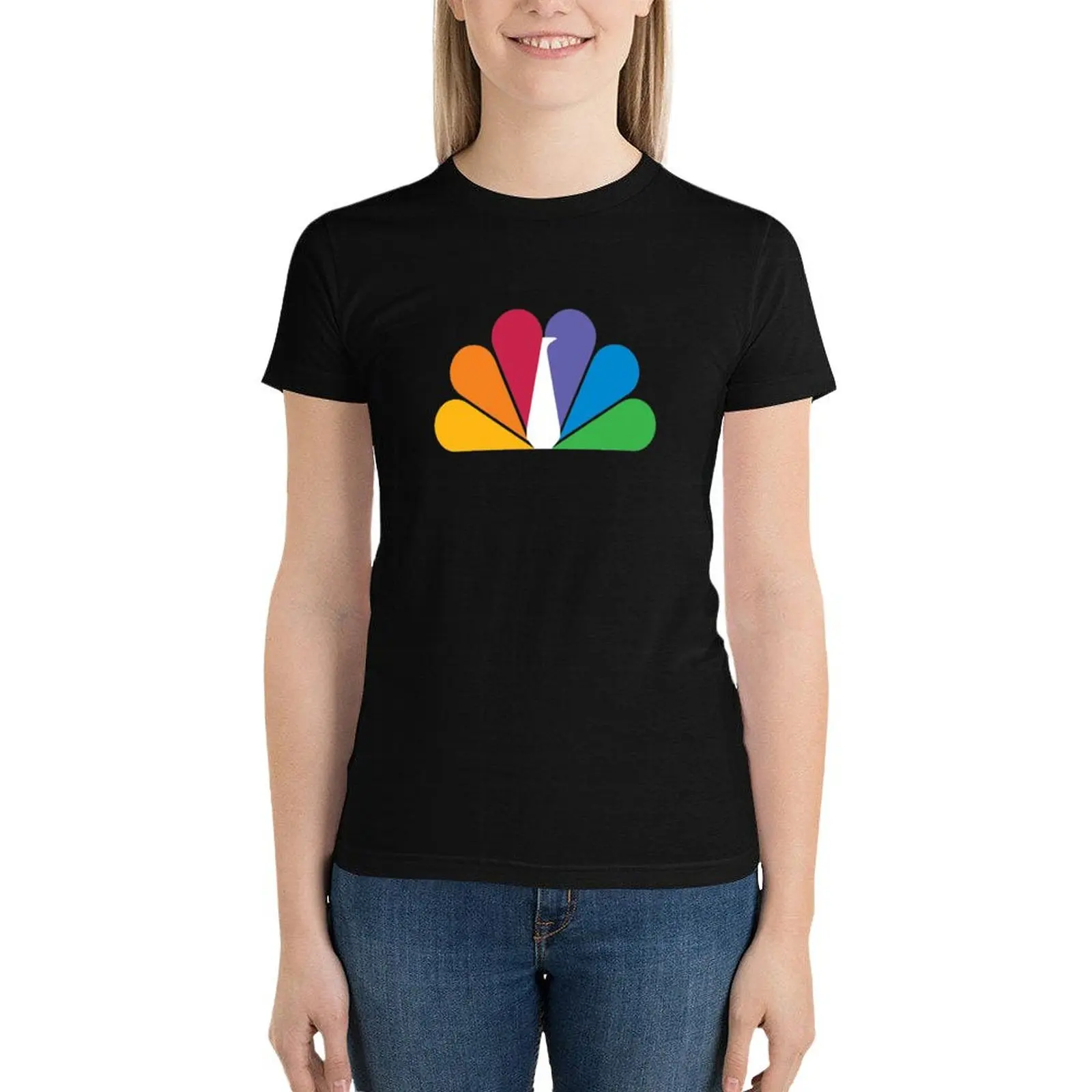 NBC Peacock T-Shirt summer top plus size tops shirts graphic tees cat shirts for Women