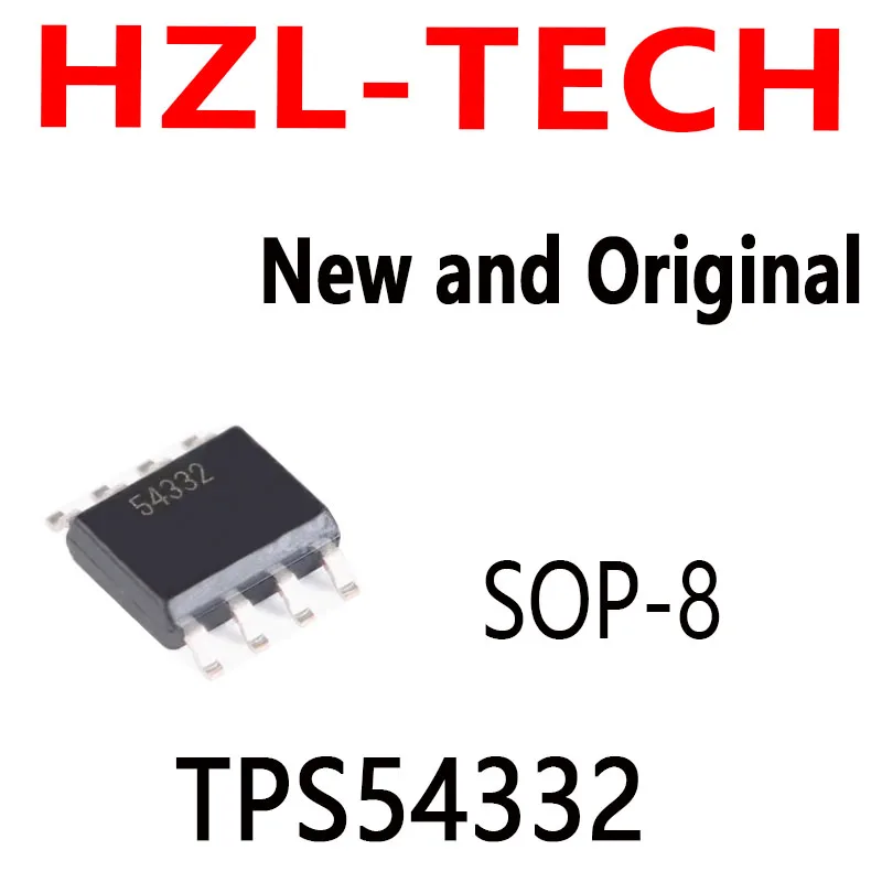 10PCS  TPS54332DDA SOP8 TPS54332DDAR SOP-8 SOP TPS54332