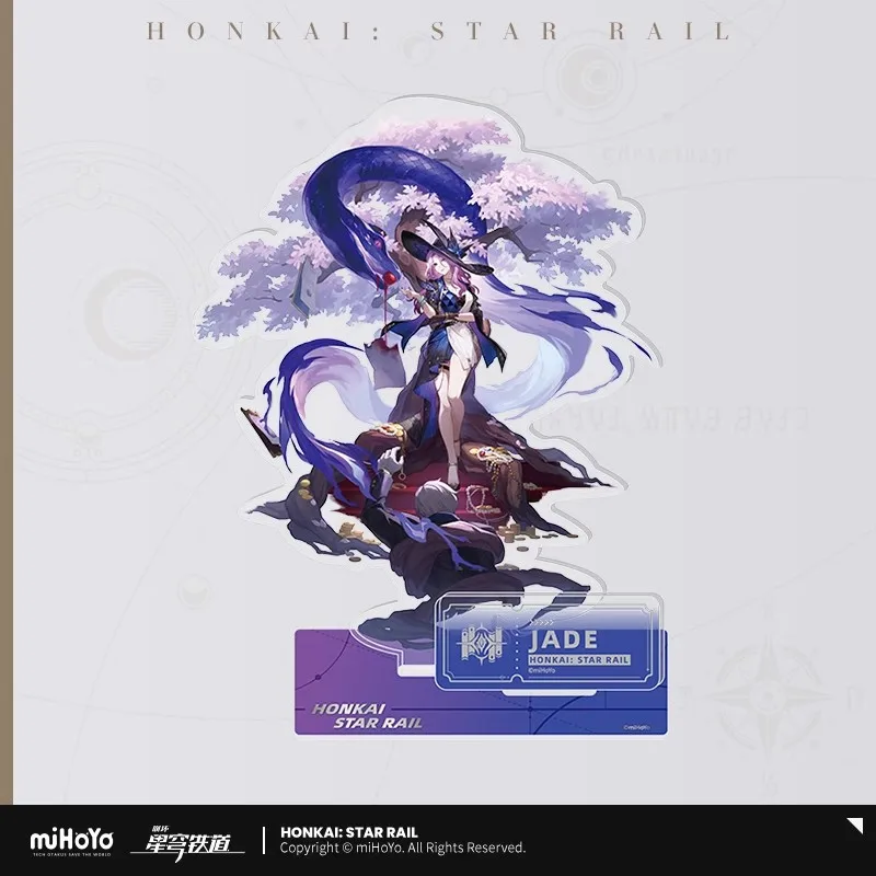 Presale Game Honkai: Star Rail Official Merchandise Erudition Paths Acrylic Stand Argenti Qingque Jing Yuan Serval Herta Himeko