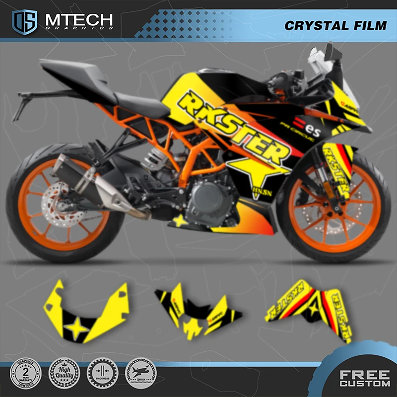 

DSMTECH Motorcycle Graphics For KTM 2017 2018 2019 2020 RC250 17-20 RC250 390 Decals Stickers Kits 005