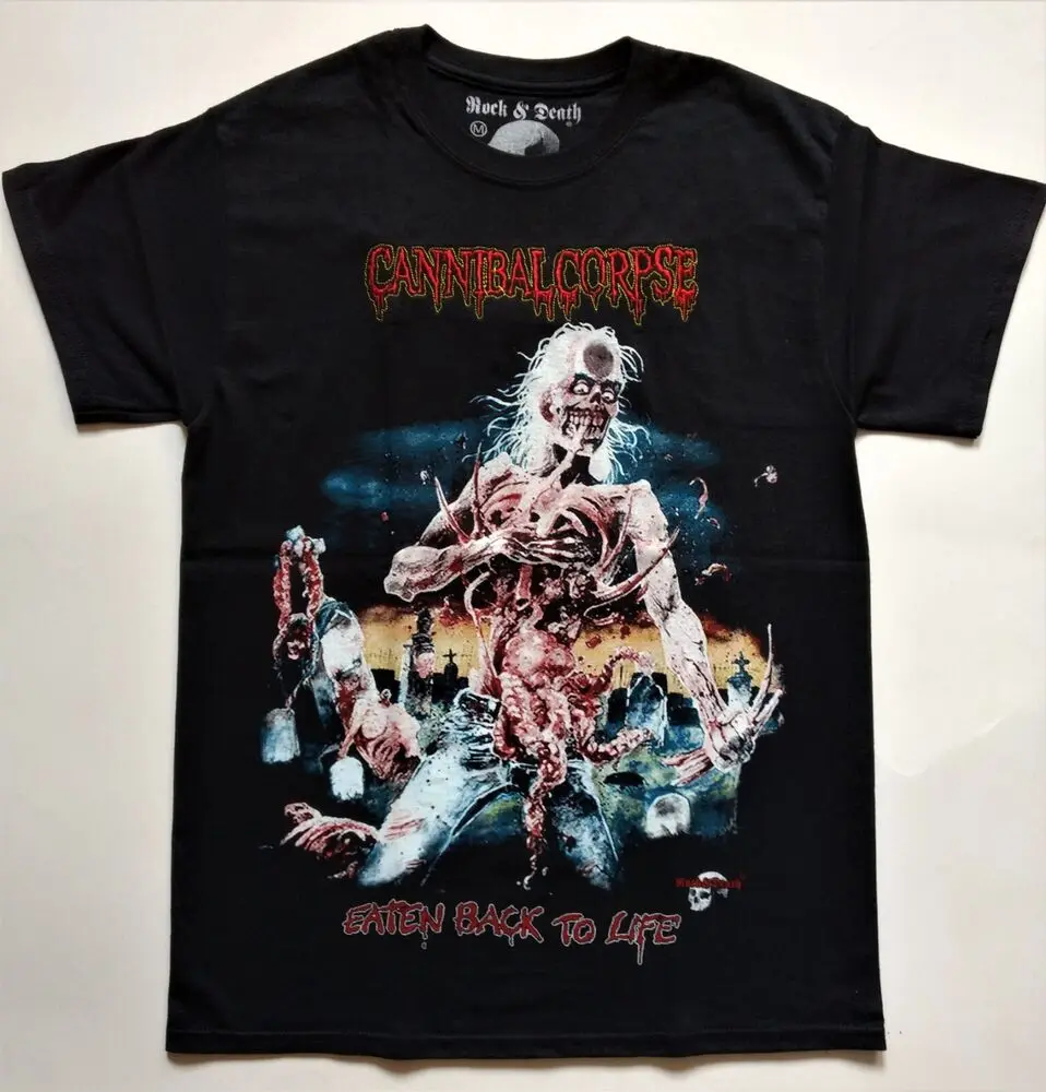 CANNIBAL CORPSE T-Shirt RARE Embroidered Logo Napalm Death  Obituary