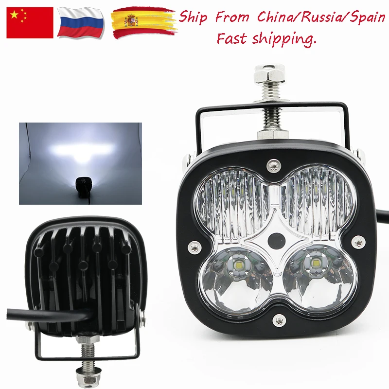 1/2pcs 40w 3Inch spot flood combo beam led work light Offroad Light Car Truck SUV ATV UTV UTE Led Driving Lights 12V 24V