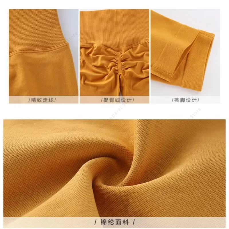 في الهواء الطلق الجنس اليوغا السراويل للنساء مفتوحة المنشعب سستة Hosen Crotchless طماق الرياضة النساء اللياقة البدنية Hotpants ملابس غريبة #4