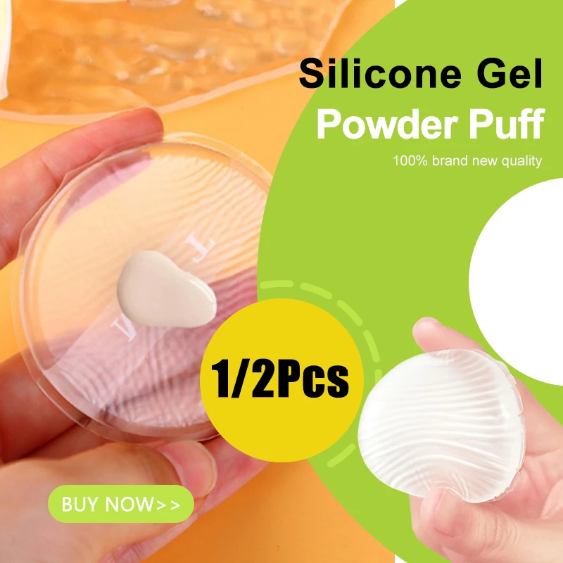 Miękka silikonowa gąbka do pudru do podkładu kosmetycznego BB Cream Bez pożerania pudru Puder Kosmetyczny Puff Narzędzia do makijażu