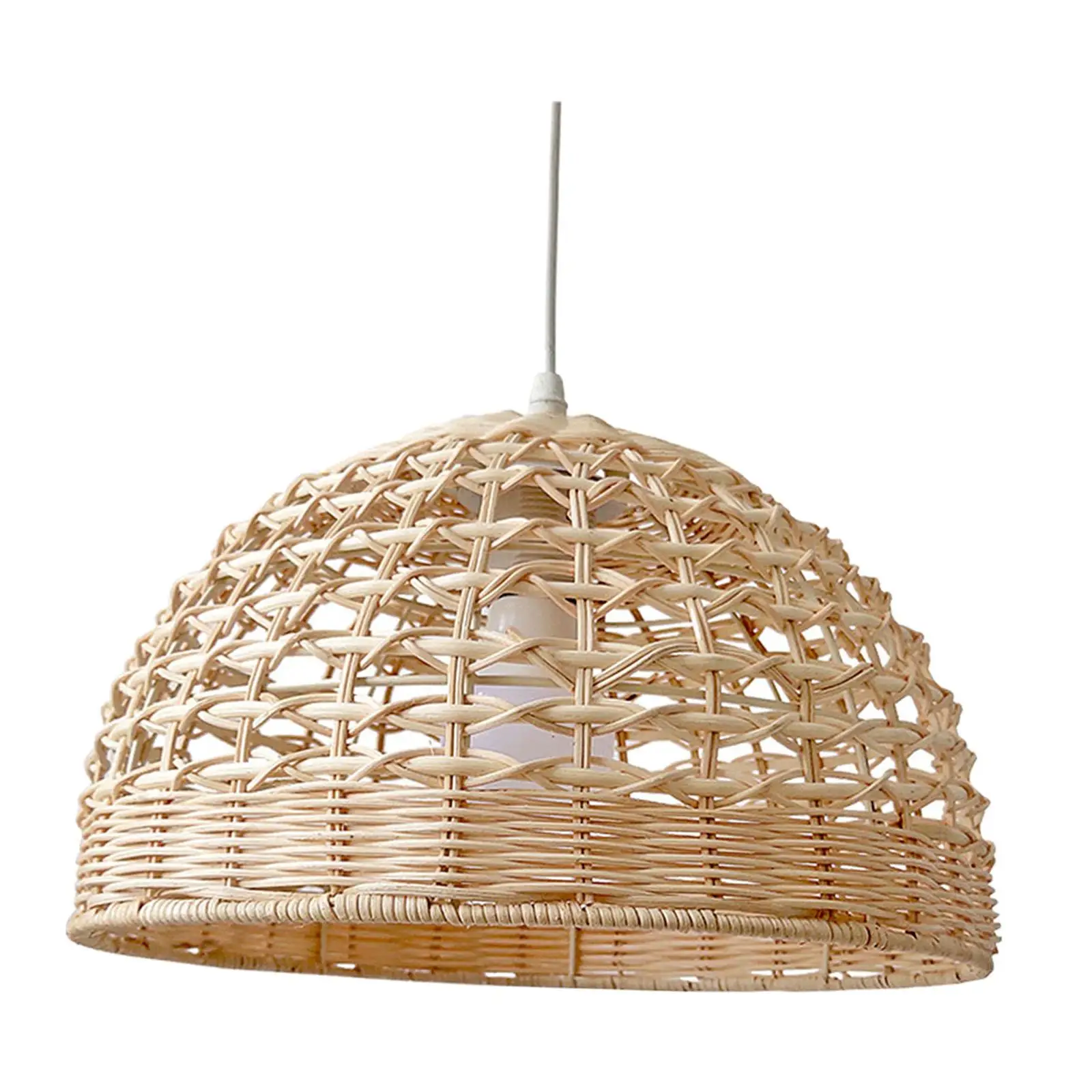 

Rattan Lampshade Rattan Chandelier Lampshade Wicker Pendant Light Cover for Hotel