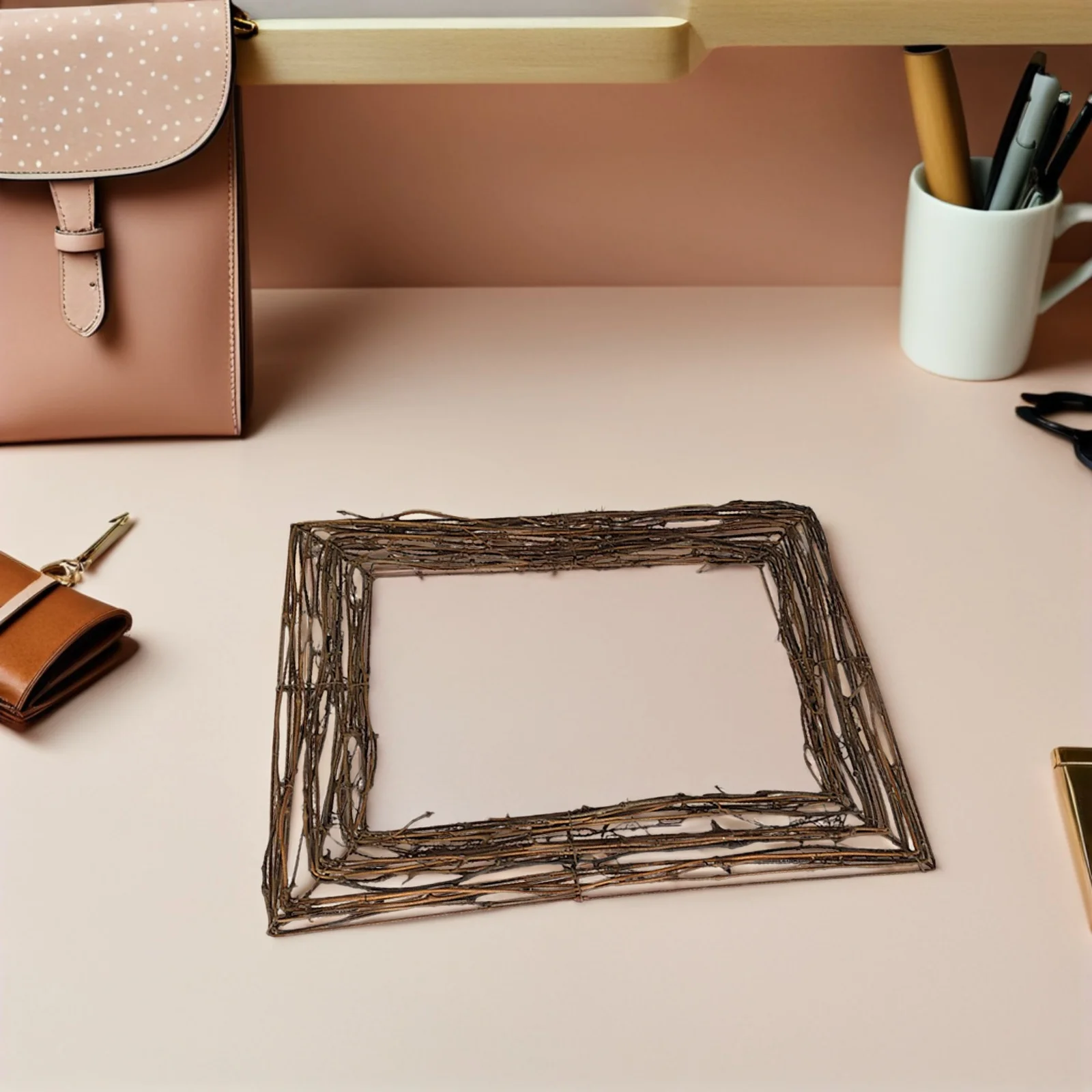 

Natural Wreath Base Ornament Hand-Woven Vine Branch Rattan Twig For Diy Floral Craft Decor Wall Door Holiday Decoration Wreath