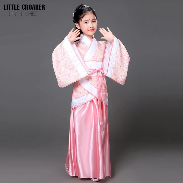 Hanfu Kid Traditional Chinese Ancient Clothing Women\'s Costumes Chinese Girls Traditional Outfit Children Hanfu Queen Dress