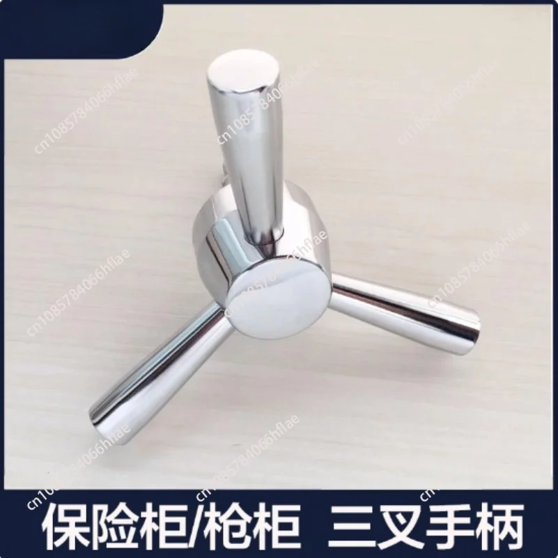 High-Security Triangle Handle Metal Anti-Pry Lock Anti-Theft Hardware for Security Doors and Storage Valuables Cabinets