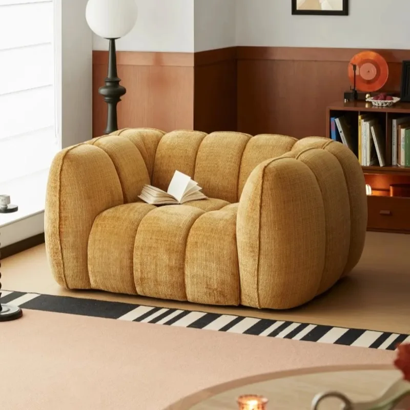 

Modern Designer Living Room Sofas Puffs Floor Relaxing Comfortable Living Room Sofas European Lounge Muebles Trendy Furniture