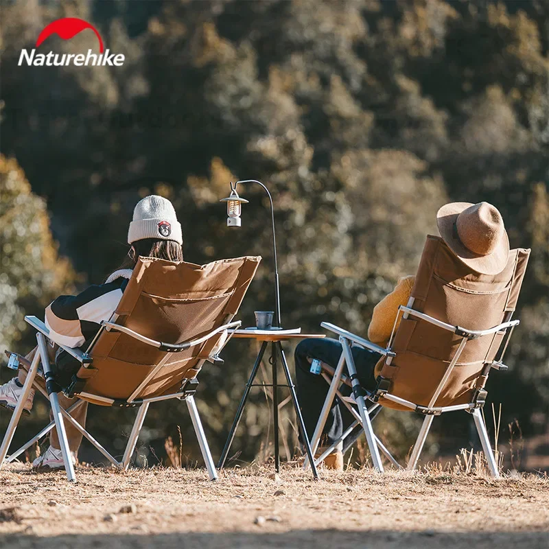 Naturehike składane krzesło ze stopu aluminium łożysko 140kg wędkarstwo krzesło plażowe rozkładany odkryty Camping wypoczynek fotel wypoczynkowy