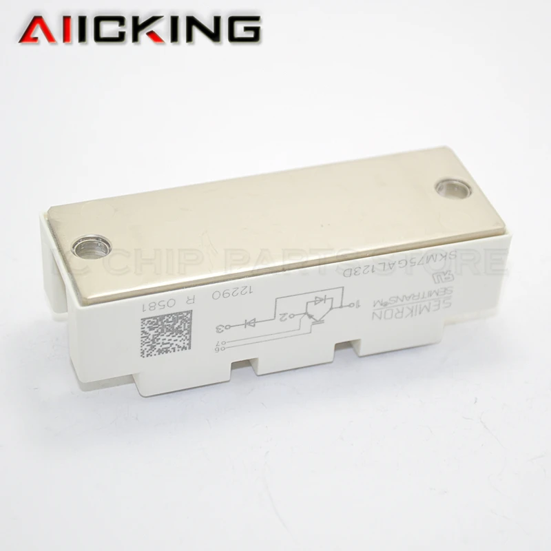 SKM75GAL123D 1/шт., транзистор, модуль питания IGBT, автономный, 1,2 кв, оригинальный фотоэлемент