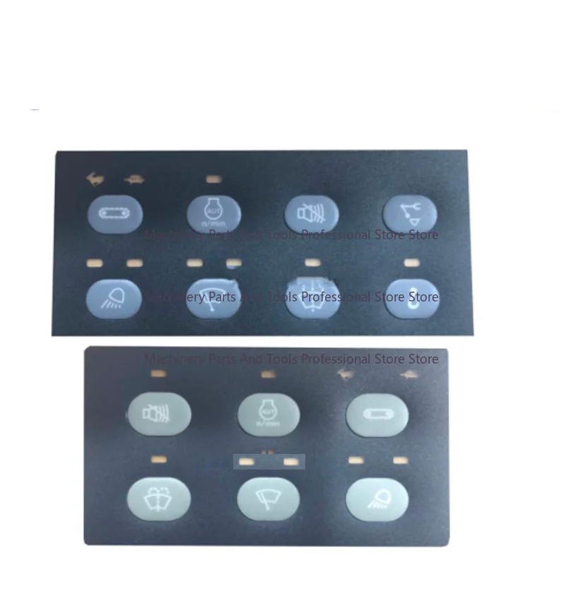 Excavator Cab Display Button Accessories Meter Sticker Excavator Accessories Fit for CATERPILLAR CAT 320B/C/D