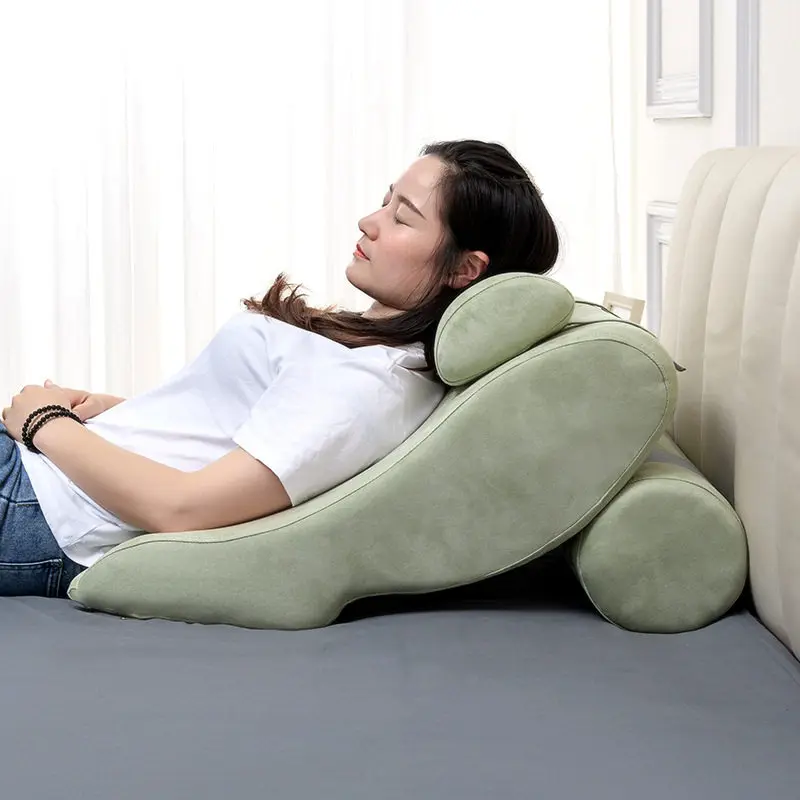 3PCS Wedge Pillows Headboard Orthopedic Bed Sleeping Pillow Set for After Surgery Adjustable Back Pillow Wedge for Acid Reflux
