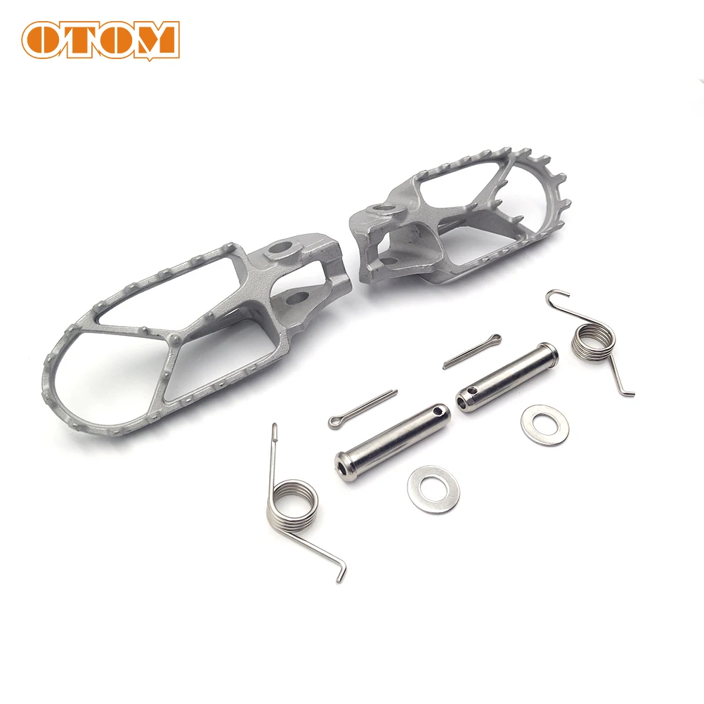 OTOM New Motorcycle Footrests Foot Peg Pit Dirt Bike Stainless Steel Front Footrests Pedal For KTM SX 125 150 250 SXF XC 350 450