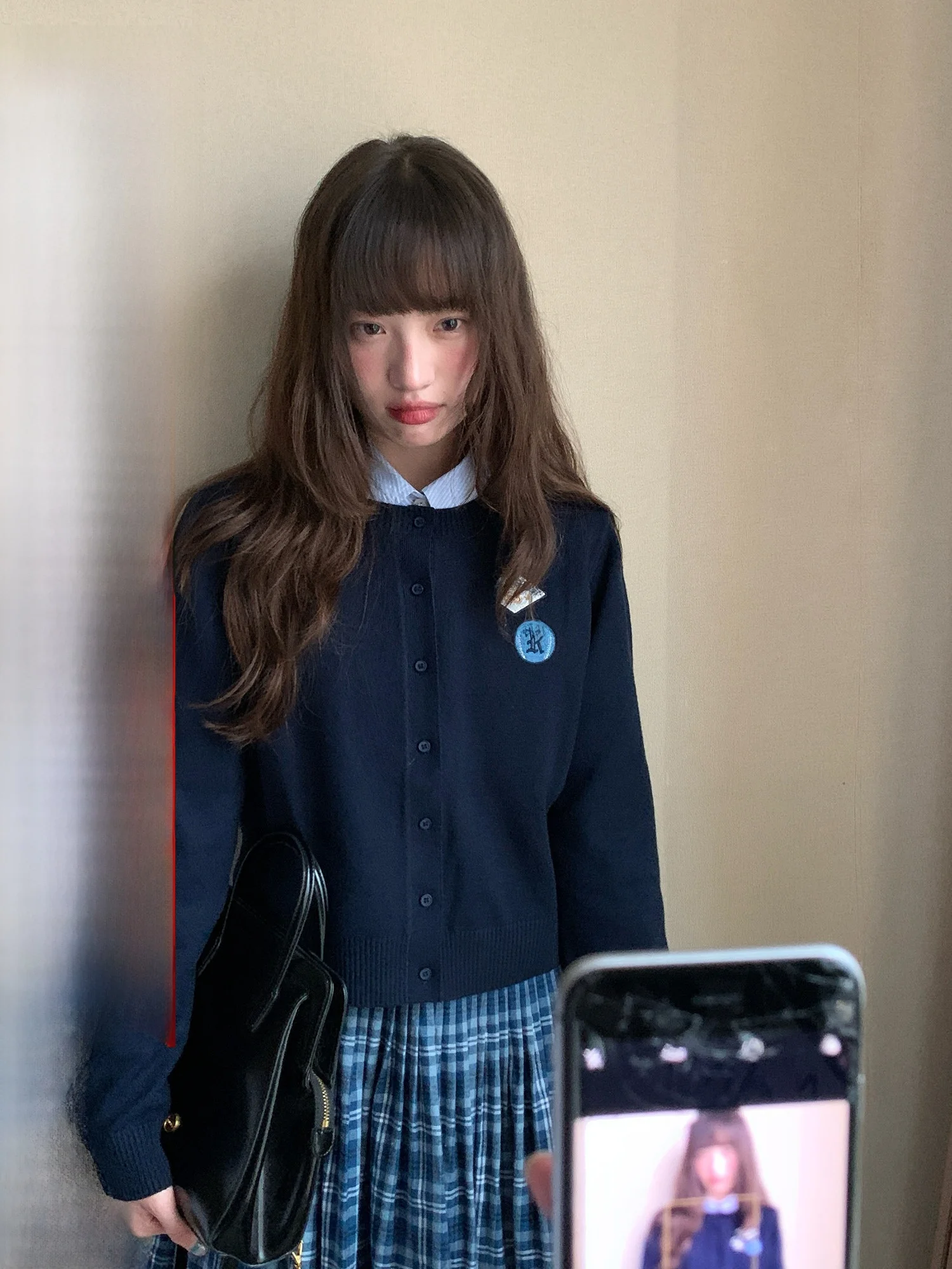 

Rainy Classic round Ne Loose Basic Color Open Cardigan Spring Autumn Women's Embroidered Lazy Top Coat Casual Sle