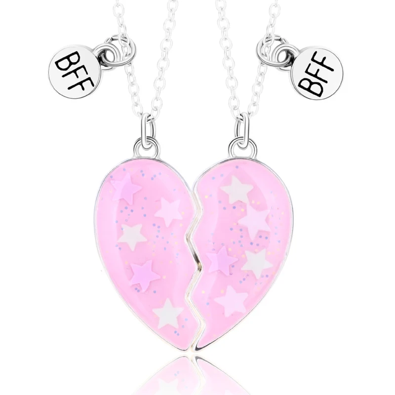 Best Friend Necklace for 2 Girls 