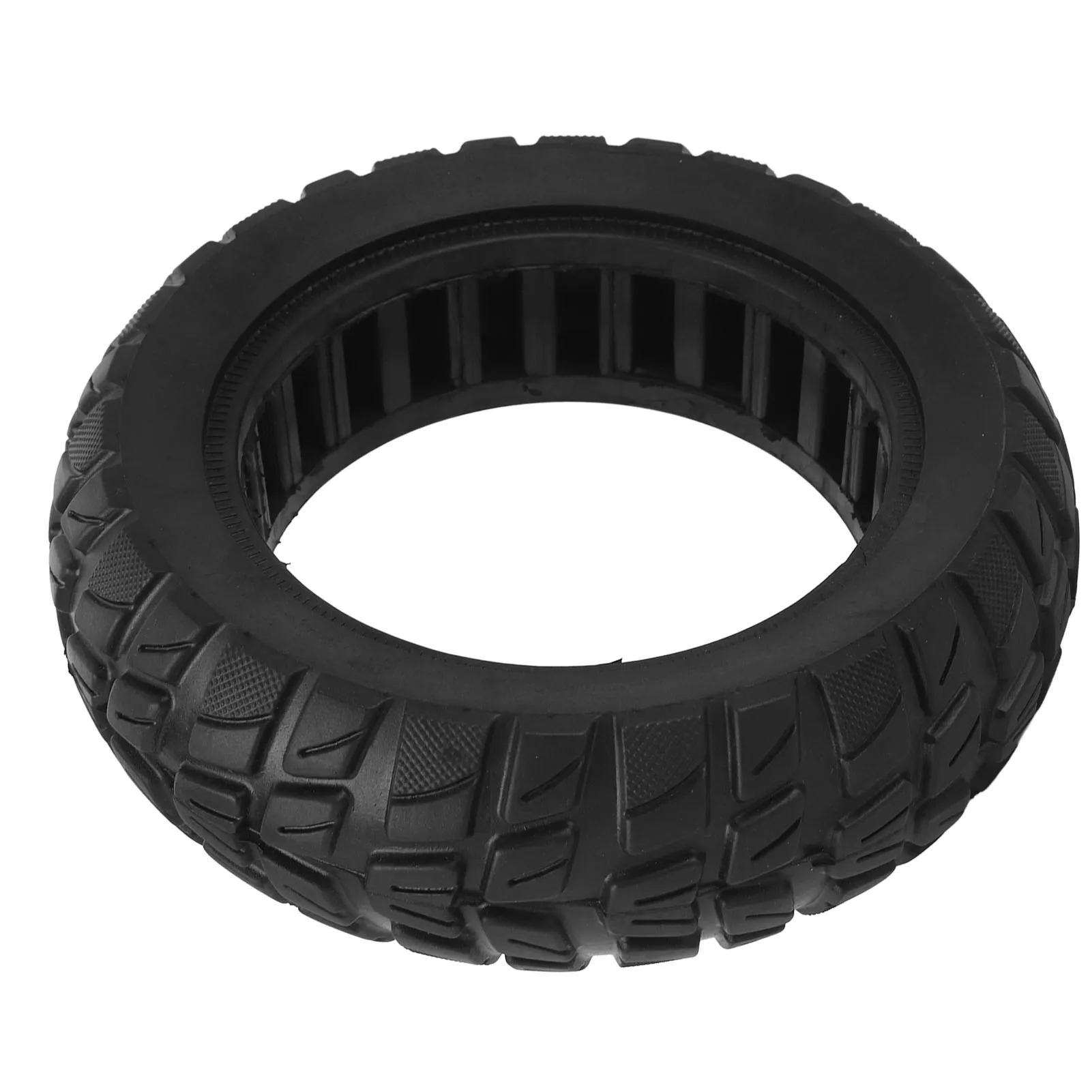 

10 Inch Electric Scooter Tire 10x2.7‑6.5 Rubber Non Slip Explosion Proof Solid Tire Tubeless Tire Replacement