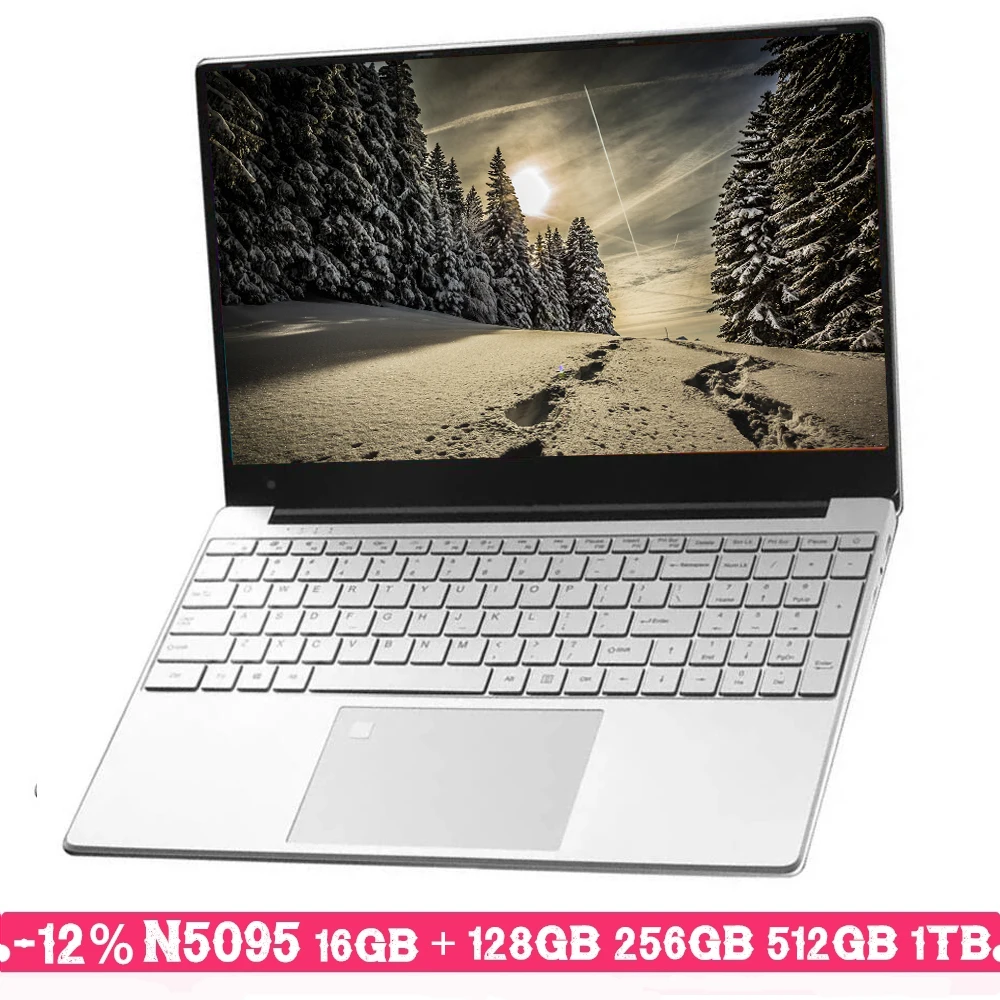 

15.6-inch IPS Screen 16GB RAM 256GB 512GB 1TB 2TB SSD Intel Celeron N5095 Business Netbook Windows 10 11 Gaming Laptop