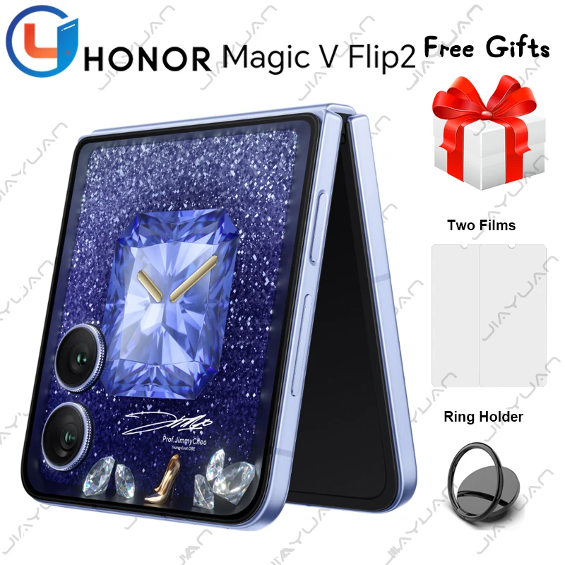 Оригинальный складной телефон HONOR Magic V Flip 2 5G, 6,82 дюйма, OLED-дисплей, камера Snapdragon 8 Gen 3, 200 МП, смартфон Google Play Оригинальный складной телефон HONOR Magic V Flip 2 5G, 6,82 дюйма, OLED-дисплей, камера Snapdragon 8 Gen 3, 200 МП, смартфон Google Play