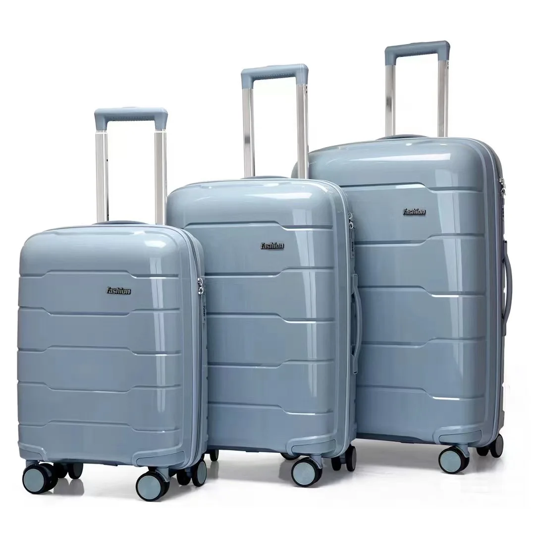 3PCS Luggage Set Family Travel Suitcase Set PP Luggag Set With Spinner wheel 20/24/28 Inch Luggage Set