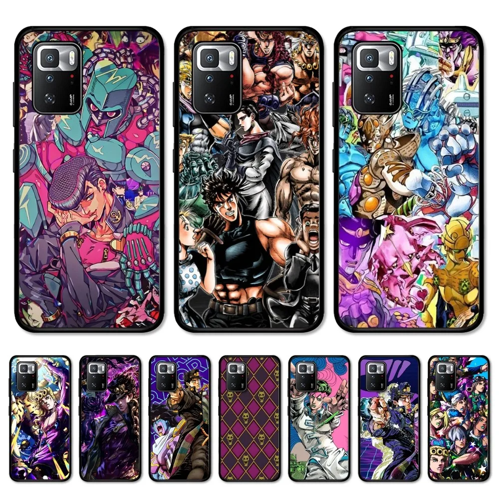 Anime JOJO Phone Case For Redmi Note 4 X 5 A 6 7 8 T 9 9S 10 11 11S 11Epro Poco M3 Pro