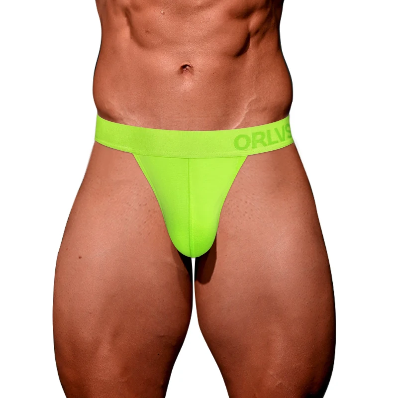 3pcs Mens Modal Thong Underwear Elastic Low Waist Briefs T-Back Panties Underpants Sleep Bottoms Sexy Lingerie 