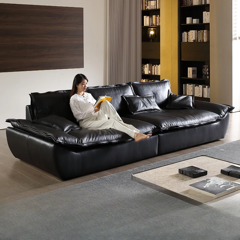 

Modern light luxury simple size apartment latex sofa