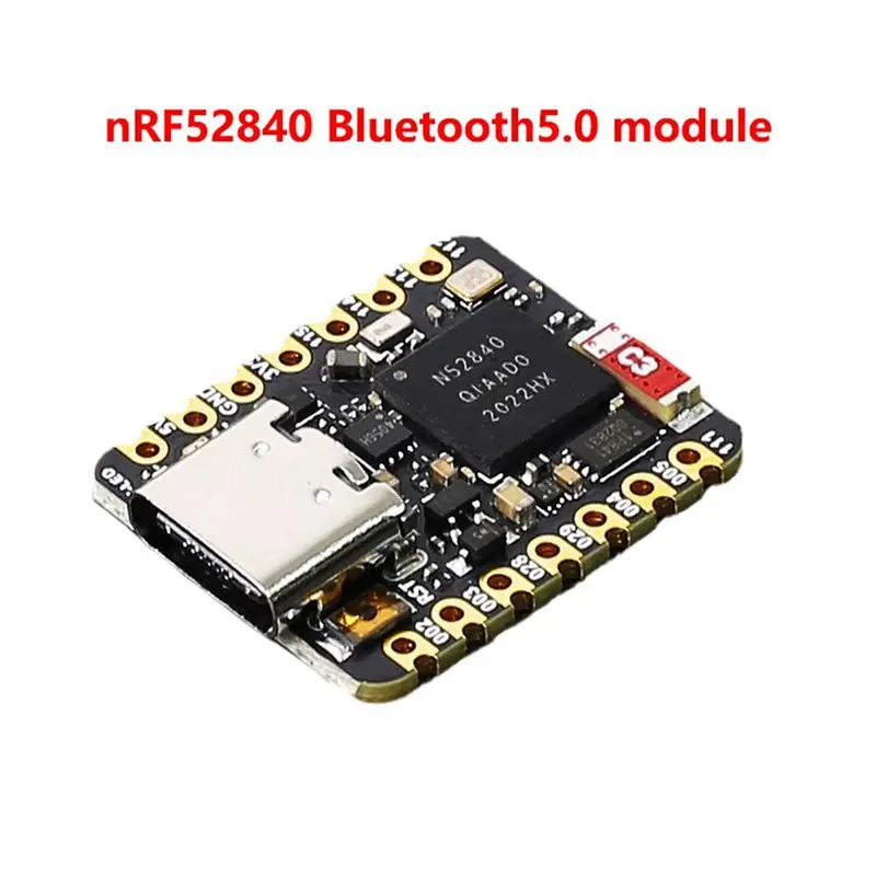dt22-mini-nrf52840-開発ボード、bt50-bluetoothモジュール、qspiフラッシュ、type-c、arduino用メイン制御ボード。