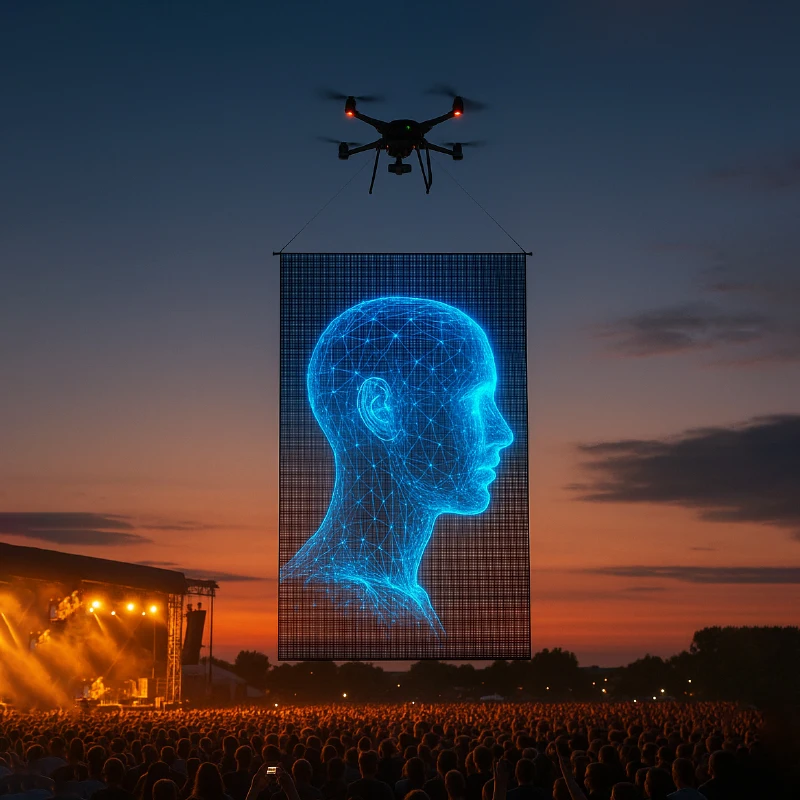 

Пленка Рекламный экран Событие Концерт Рекламный щит Волшебный светодиодный ковер Экран дисплея Прозрачный светодиодный экран Гибкое светодиодное одеяло